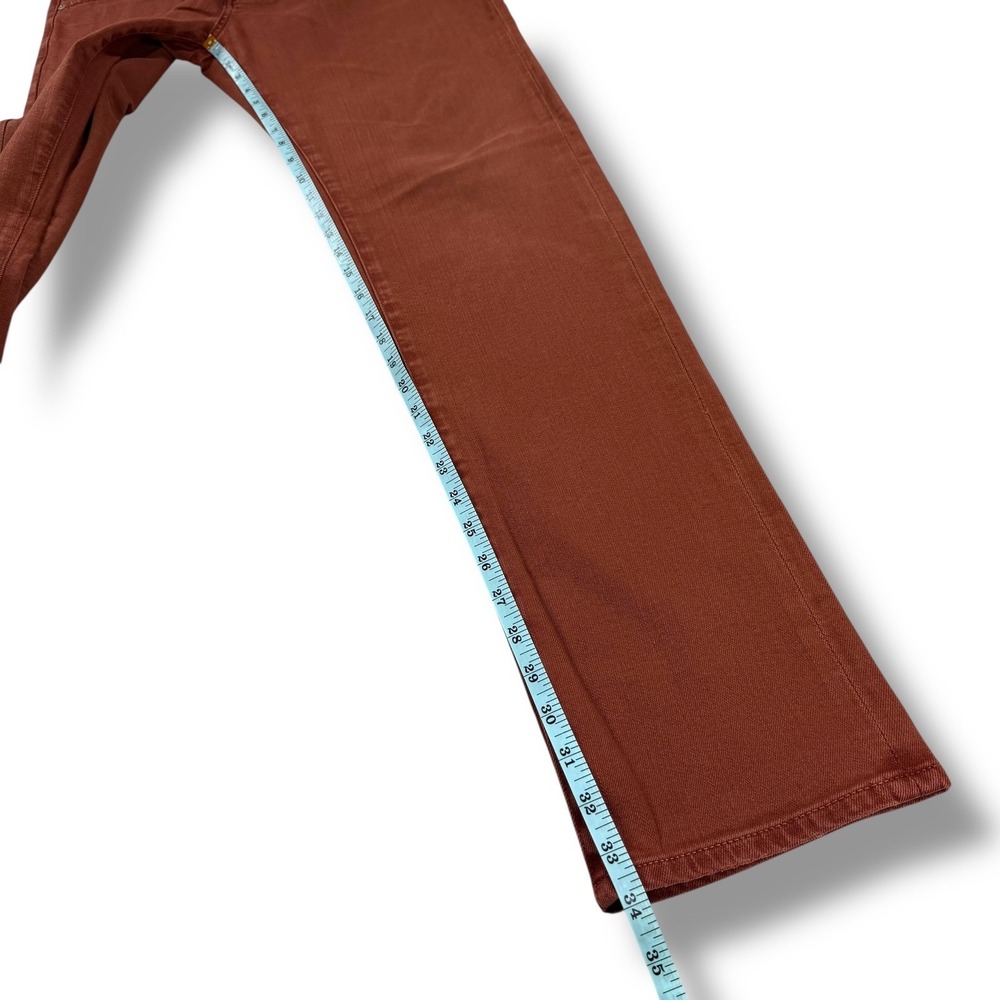 Adriano Goldschmied Jeans The Tellis Modern Slim Fit Jeans Mens Size 32x34 Brick - Picture 11 of 11